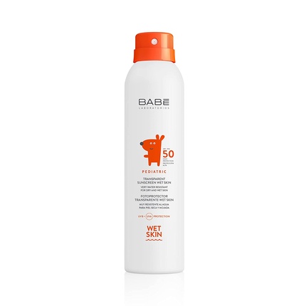Babe Pediatric Transparent Sunscreen Wet Skin SPF50 200ml