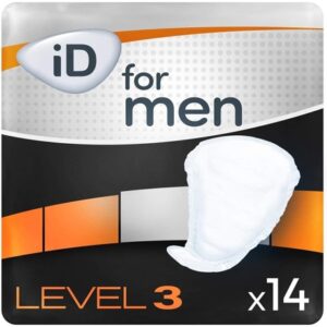iD For Men Incontinence Pads Level 3 - Pack of 14