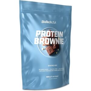 BioTechUSA Protein Brownie Base Powder with Collagen, Whey Proteins and Sweetener 600g Chocolate