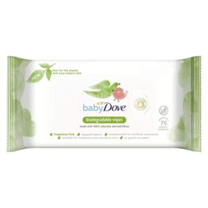 Baby Dove Biodegradable Wet Wipes 75 Pieces
