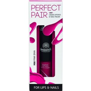 alessandro Perfect Pair 2 in 1 Lipstick & Nail Polish 10g Pink Diva