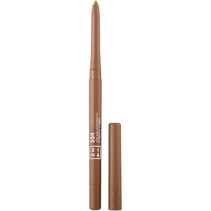 3INA MAKEUP The 24h Automatic Eyebrow Pencil 554 Caramel 24H Longwearing Waterproof Formula with Built-In Sharpener - Fuller Looking Brows - Precise Tip