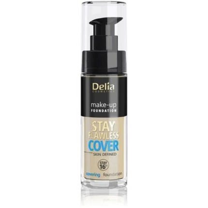 Delia Cosmetics Stay Flawless Cover Foundation 16H No. 506 Coffee 30ml