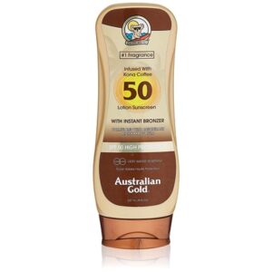 Australian Gold SPF 50 Lotion + Bronzer 237ml
