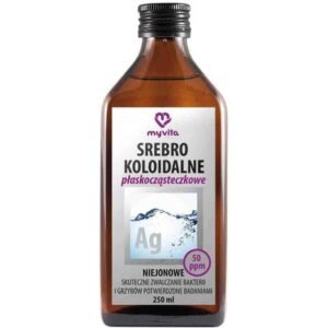 Colloidal Silver Ag Nonionic Flat Molecules 50ppm 250ml MyVita