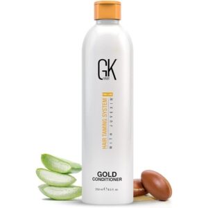 GK HAIR Global Keratin Gold Conditioner 8.5 Fl Oz/250ml Hair Moisturizing Shine and Protection With Argan Oil Shea Butter Natural Oils All Hair Types