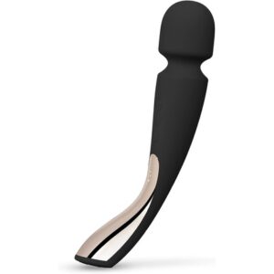 LELO SMART WAND 2 M Massage Stick with Deep Impact and 10 Vibration Patterns Black