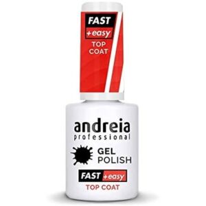 Andreia Professional Gel Top Coat for Nail Art Decoration with Glossy Finish 10.5ml