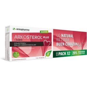 Arkopharma Arkosterol Plus Red Yeast Rice + Q10 Natural Solution for Cholesterol Control 60 Capsules