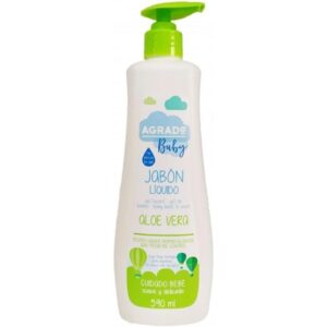 Aloe Vera Liquid Soap 590ml Bathing and Showering for Children Very Gentle with Baby Skin No Tears Anti-Irritation Agrado Baby