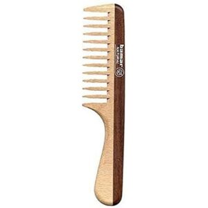 Bamar Hair Comb Ash Wood Handle