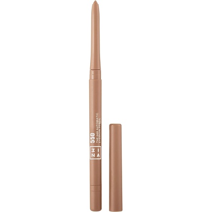 3INA MAKEUP The 24h Automatic Eyebrow Pencil 550 Blonde 24H Longwearing Waterproof Formula with Built-In Sharpener - Fuller Looking Brows - Precise Tip